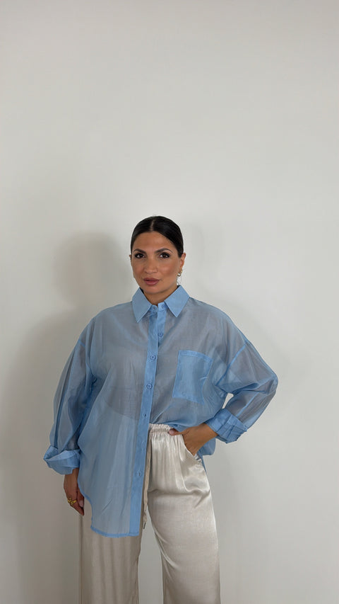 CAMICIA XENA CELESTE