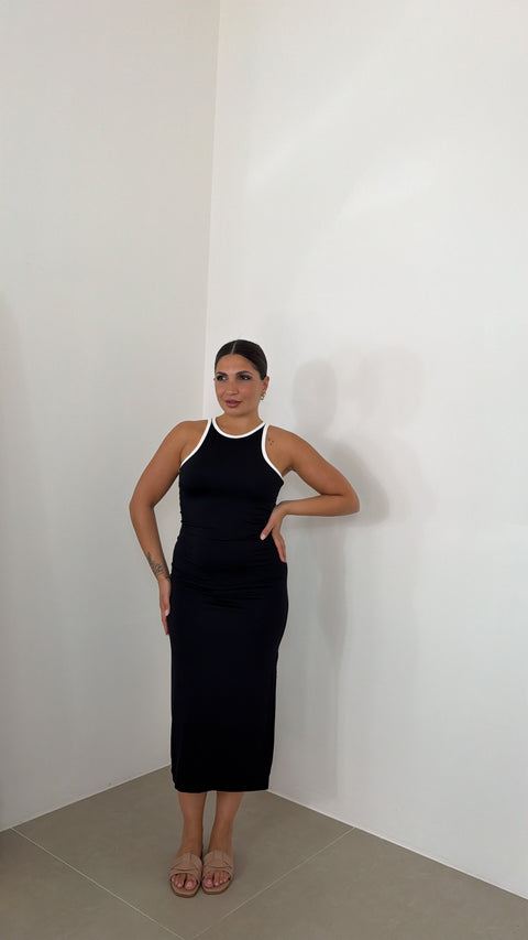 DRESS JUST WEST NERO