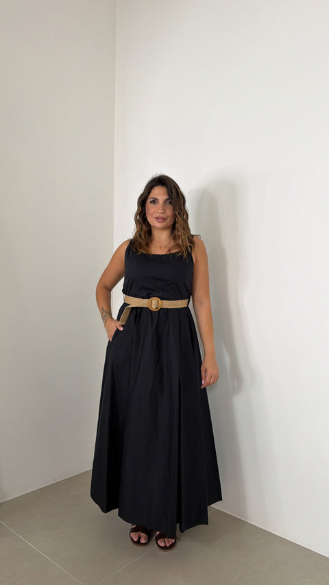 DRESS ASTRID LUNGO NERO