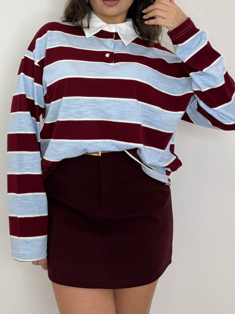 MAGLIA POLO CON RIGHE IN COTONE