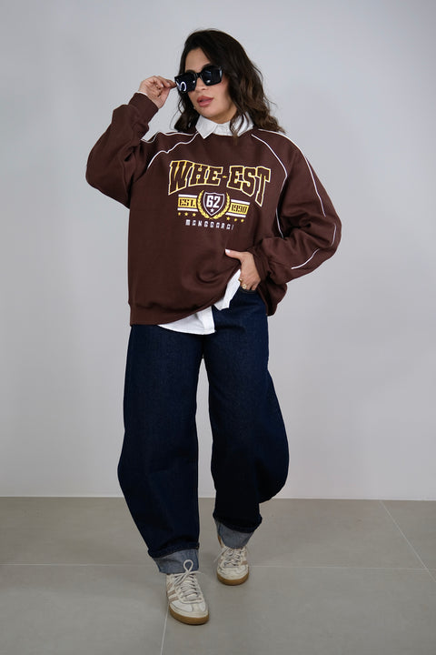 JEANS BALLOON DENIM SCURO