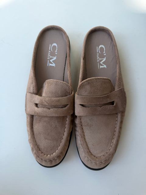 MOCASSINO UN ECO CAMOSCIO BEIGE 127