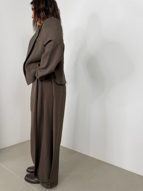 PANTALONE DEBBY BALLOON MARRONE