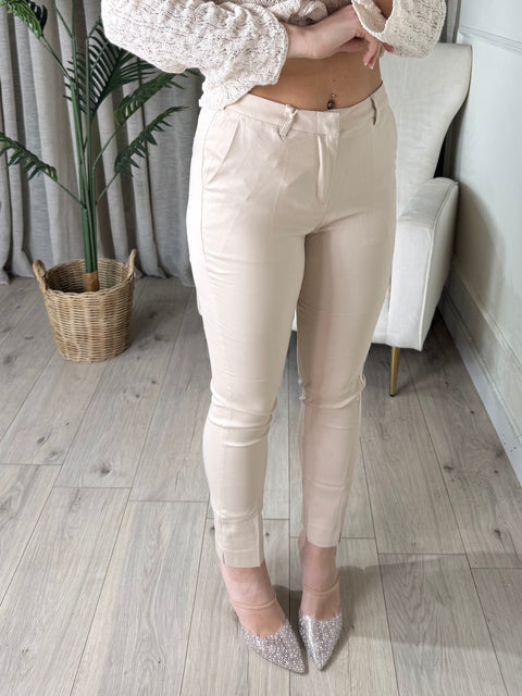 PANTALONE CAPRI PANNA