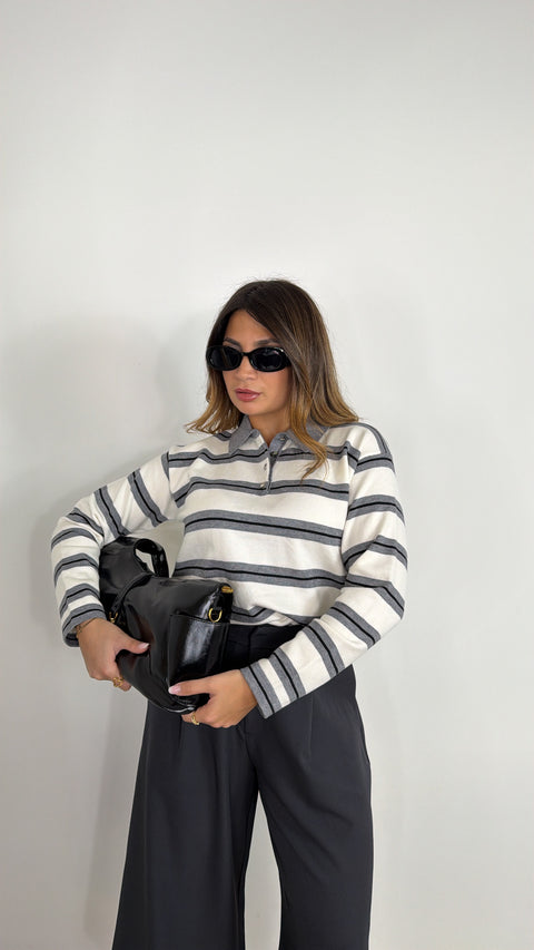 PULLOVER EMMA GRIGIO