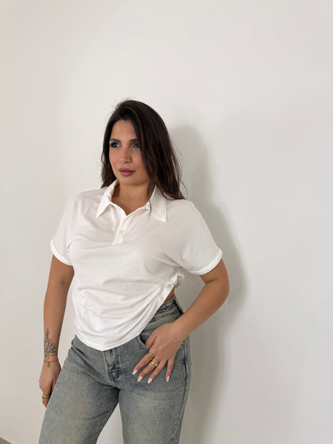 MAGLIA POLO MY STAR BIANCA 5547