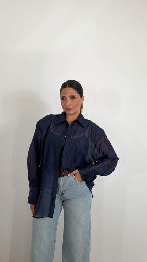 CAMICIA MIRELLA BLU