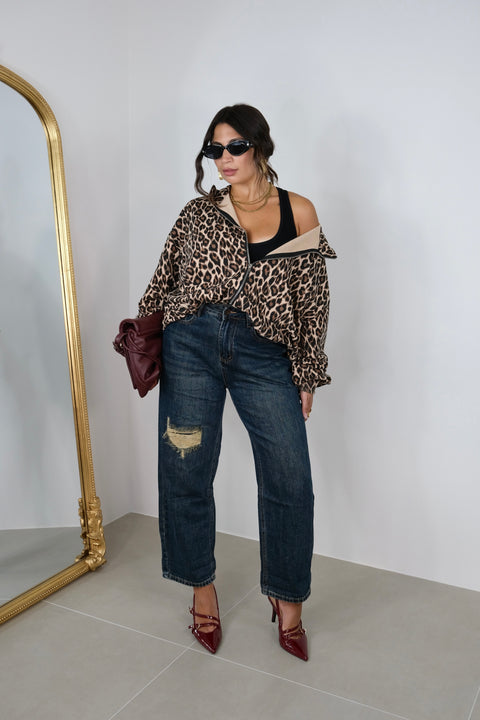 JEANS TARGHETTA DENIM SCURO