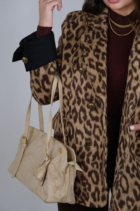 CAPPOTTO MACULATO TRAPUNTATO