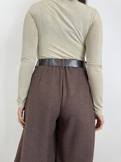 BERMUDA LUNGO MARRONE