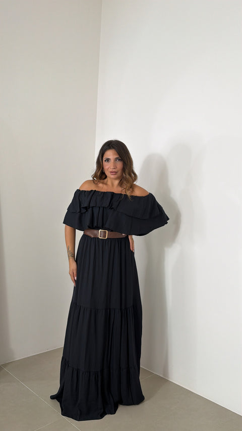 DRESS MENA NERO