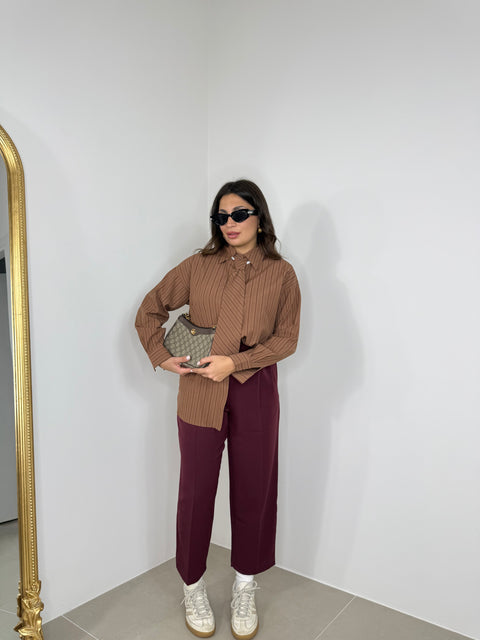 PANTALONE MATILDE BORDEAUX