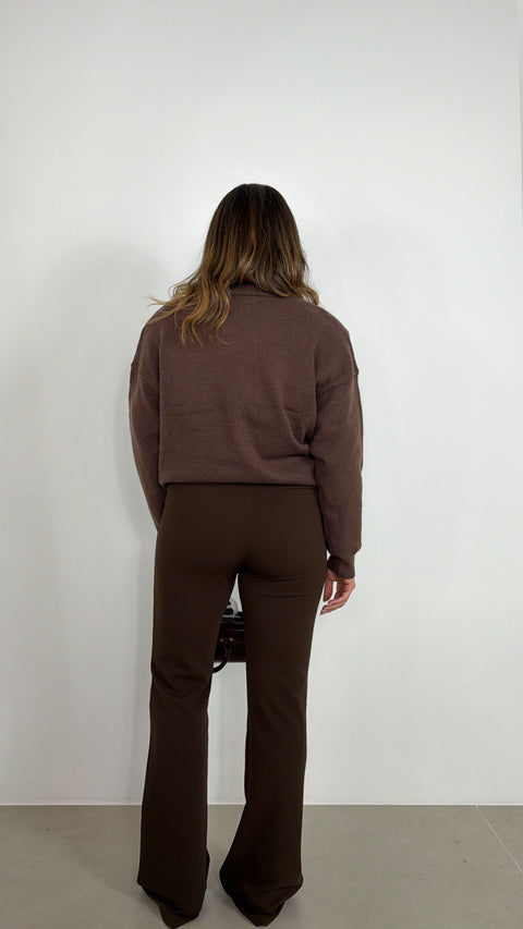 PANTALEGGINGS ZAMPA MARRONE