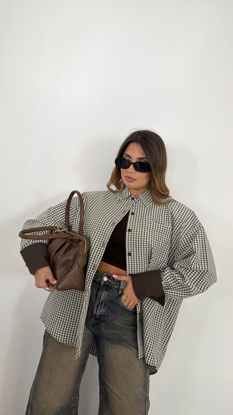 CAMICIA SVEVA MARRONE