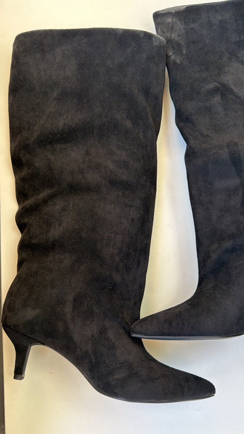 STIVALE ECO CAMOSCIO TACCO BASSO