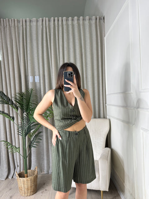 BERMUDA GESSATO VERDE