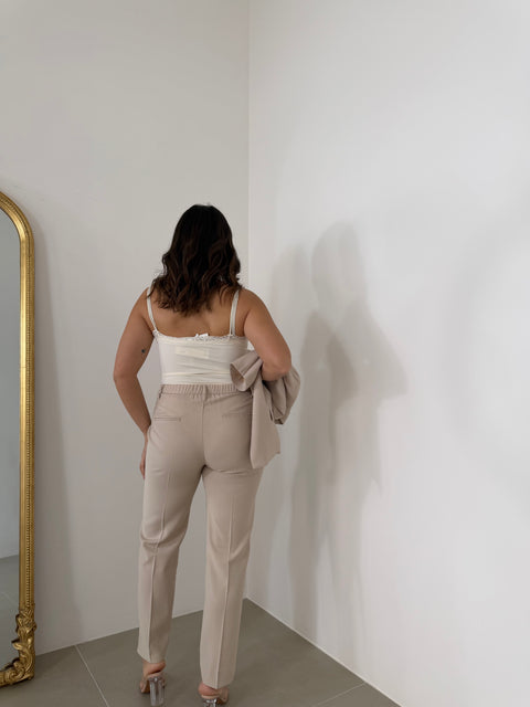 PANTALONE SIGARETTA AKUMAL BEIGE