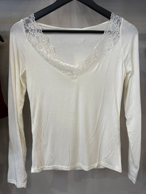 MAGLIA CON PIZZO