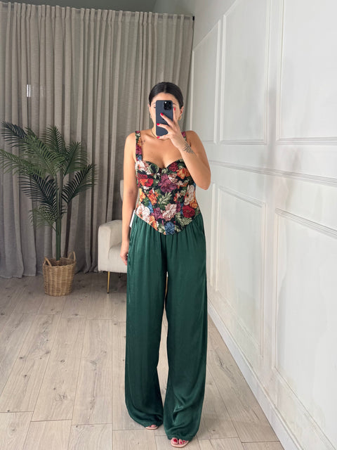 PANTATUTA IDA SATIN VERDE GU***