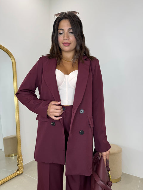 TAILLEUR ESTER BORDEAUX