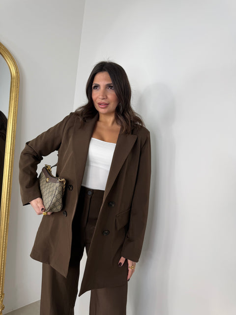 TAILLEUR ESTER MARRONE