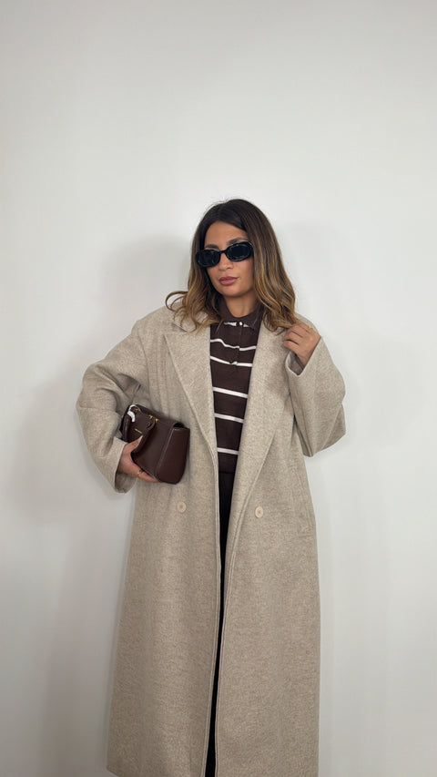 CAPPOTTO LUNGO GRETA BEIGE