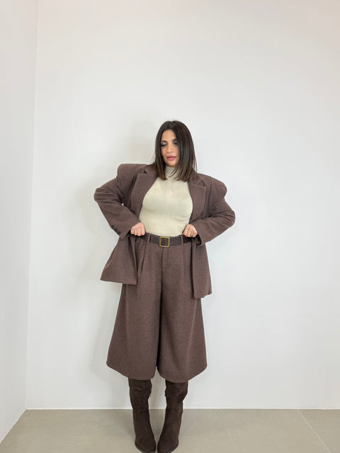 BERMUDA LUNGO MARRONE