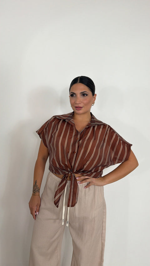 CAMICIA PEONIA BORDEAUX
