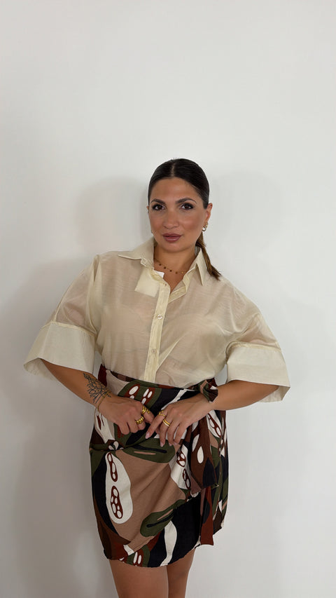 CAMICIA CARRIE PANNA