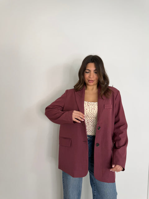 BLAZER APERTA SUL RETRO FRAGOLA