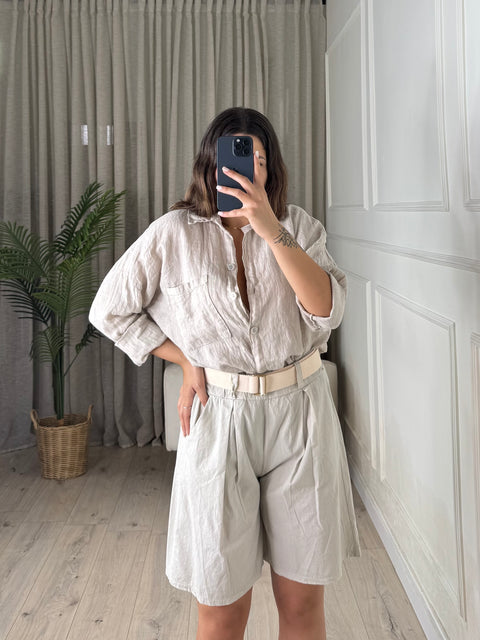 SHORT CON CINTURA PANNA