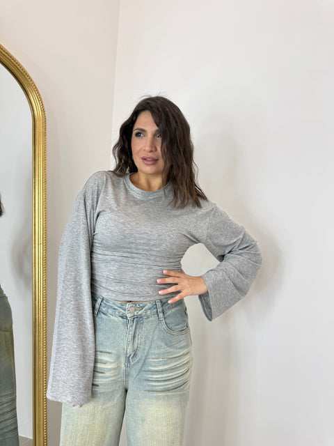 MAGLIA NICOLE GRIGIA