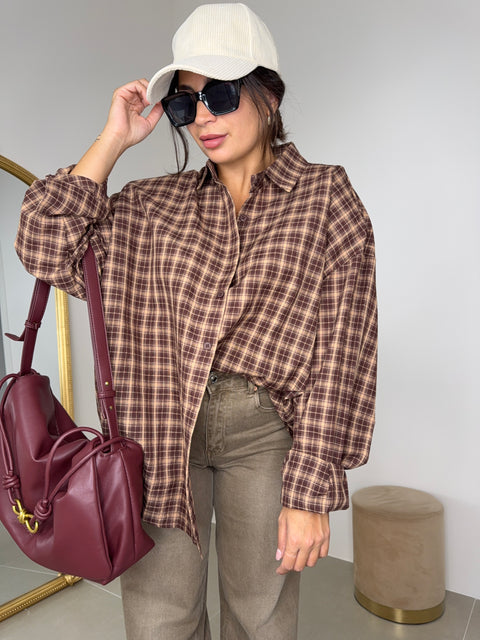 CAMICIA OVER CON SPALLINE LOW COST