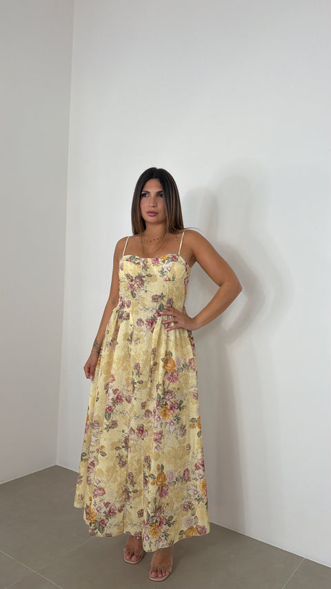 DRESS VENERE GIALLO