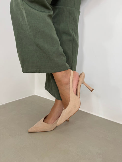 SLINGBACK CON EFFETTO CAMOSCIO