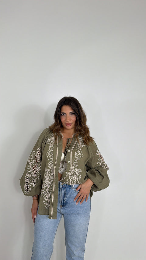 CAMICIA NARA VERDE