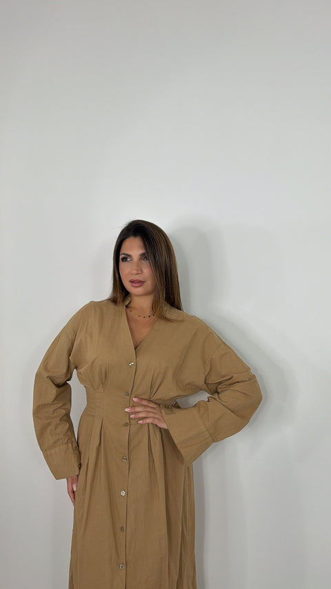 DRESS TANZANIA CAMEL