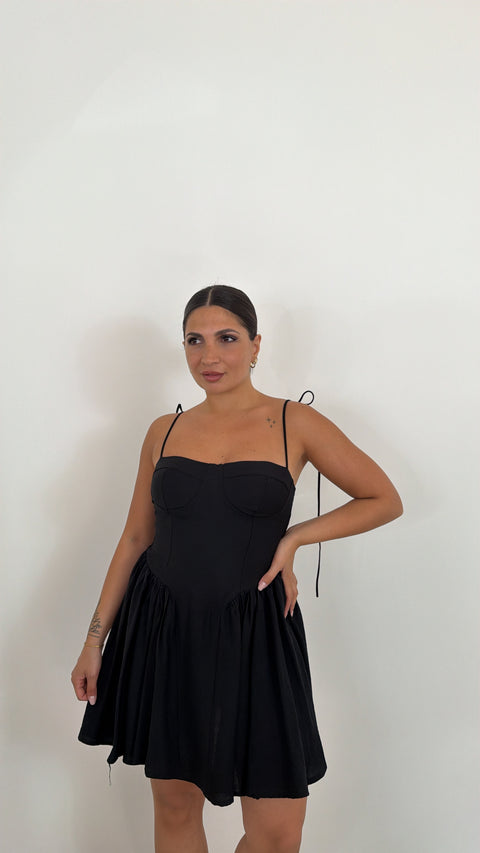 DRESS CAMI NERO