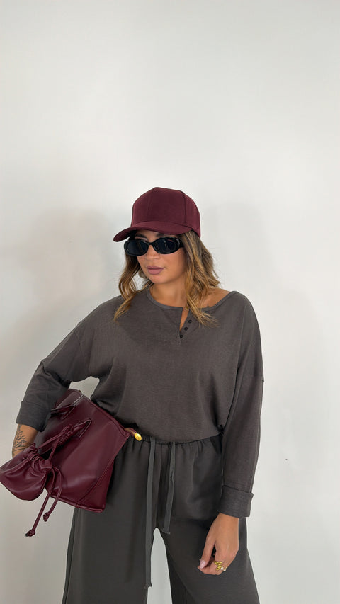 MAGLIA BRIGIDA GRIGIO