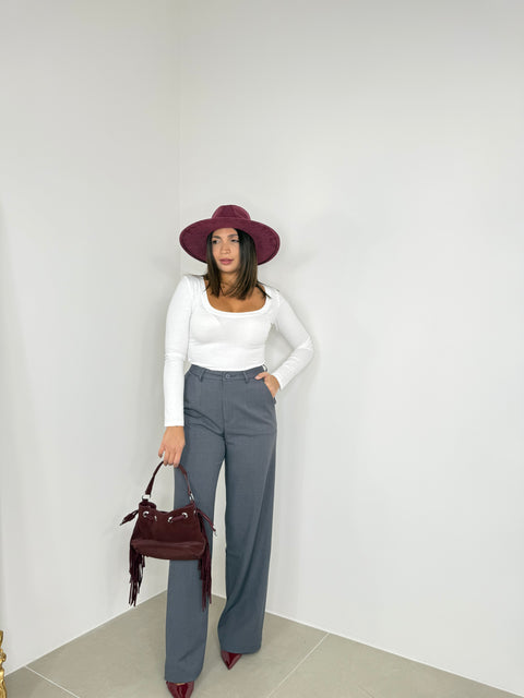 PANTALONE LEA GRIGIO