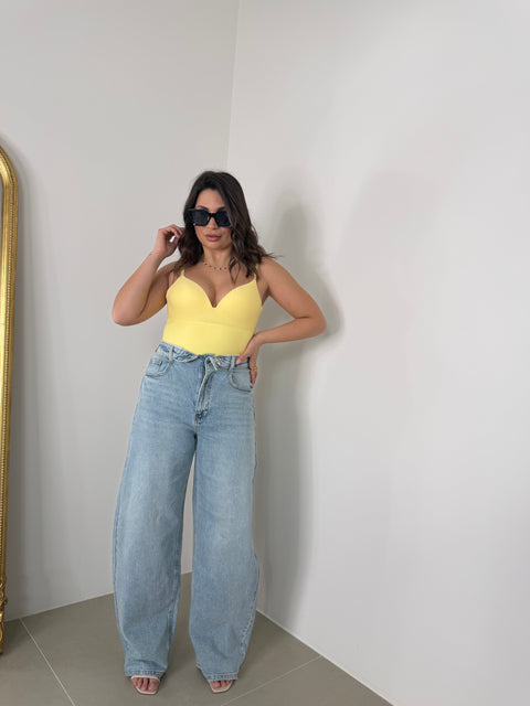 JEANS CON RISVOLTO SEESEE 3986