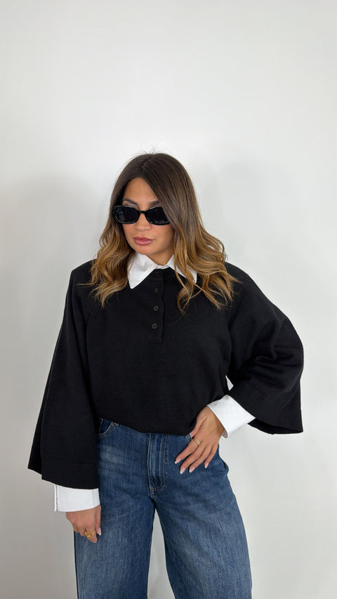 PULLOVER ADELE NERO