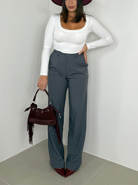 PANTALONE LEA GRIGIO