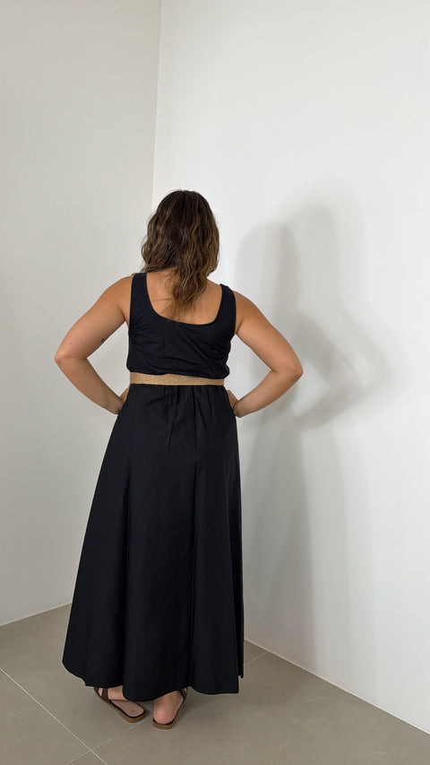 DRESS ASTRID LUNGO NERO