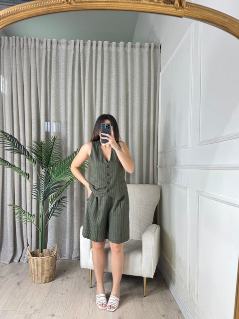 BERMUDA GESSATO VERDE