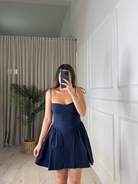 DRESS MICOL MINI BLU