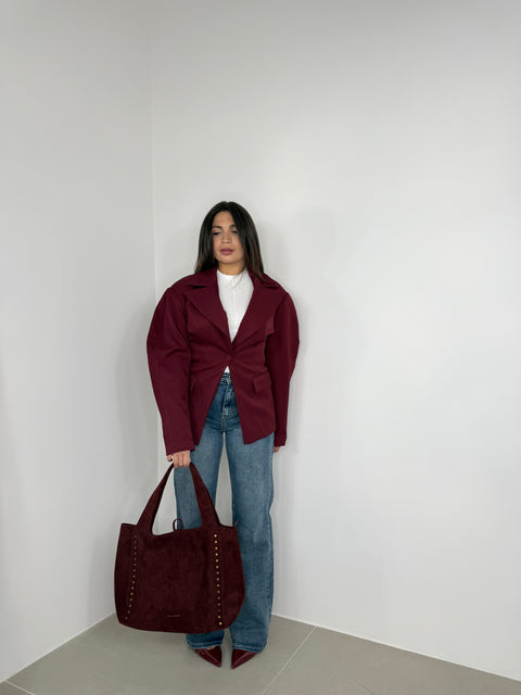 BLAZER SOFIA BORDEAUX