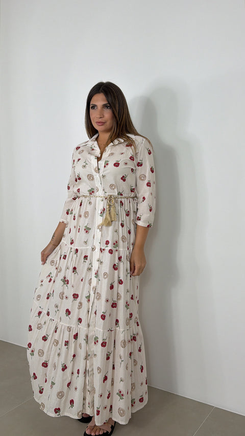 DRESS AMALFI PANNA