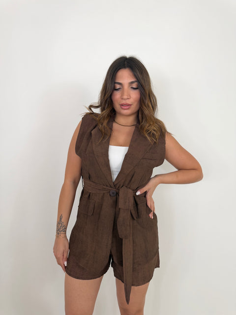 SET NORA MARRONE