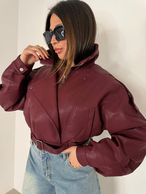 CHIODO CROP OVER BORDEAUX